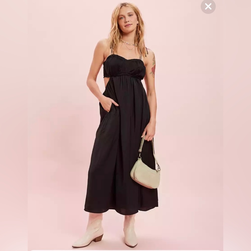 American Eagle NWT Ruched Midi Dress